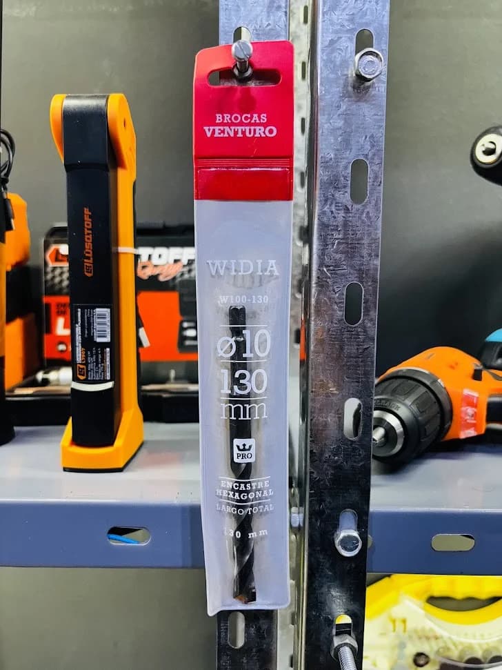 Mecha widia 10" encastre hexagonal Venturo