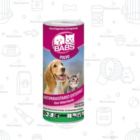 TALCO PARA PULGAS BABS
