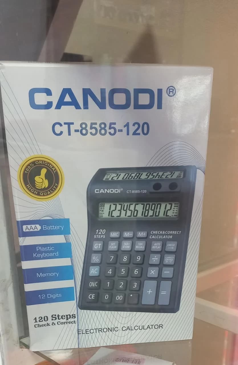 CALCULADORA CANODI C/DOBLE VISOR