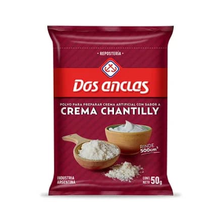 Crema Chantolly Dos Anclas 50g