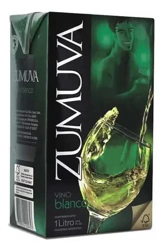 Vino Zumuva Blanco en caja