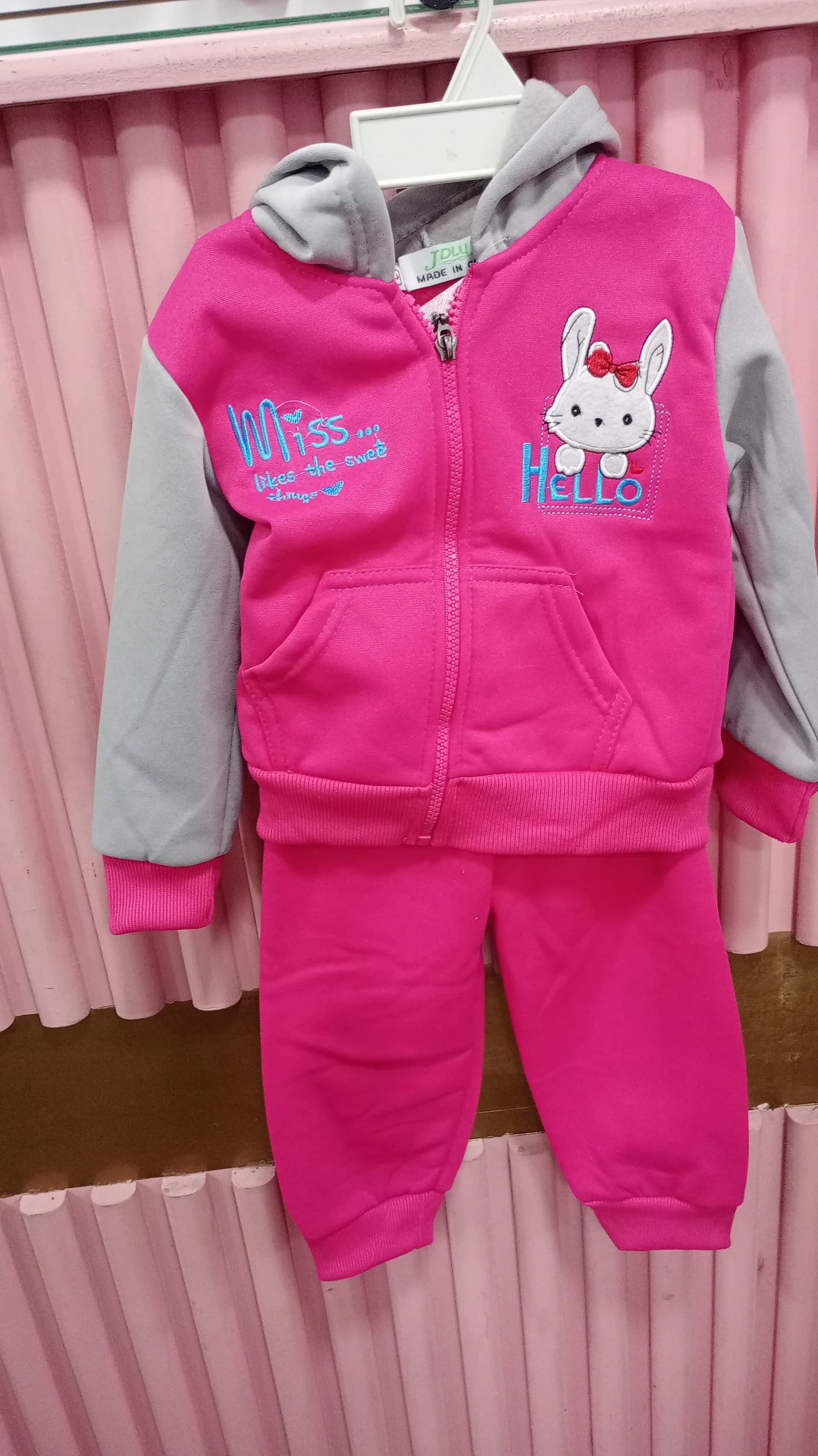 CONJUNTO BEBA ACETATO BICOLOR