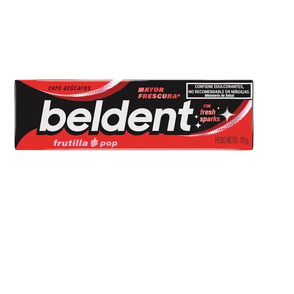 Chicle Beldent Frutilla Pop