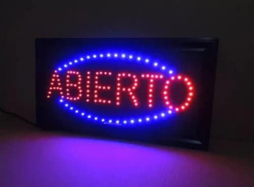 CARTEL LED ABIERTO / KIOSCO