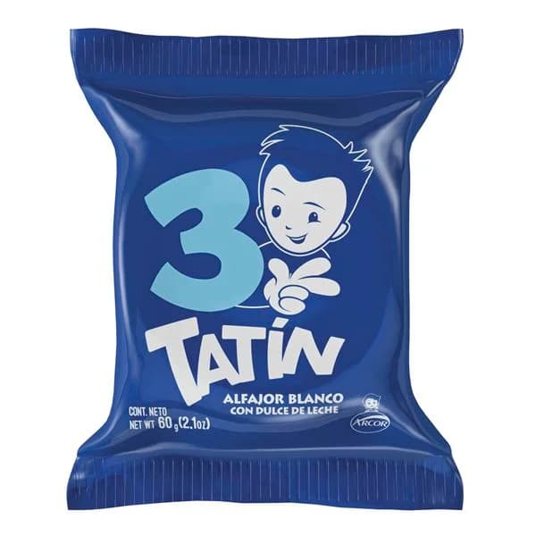 Alfajor Tatin Blanco Triple