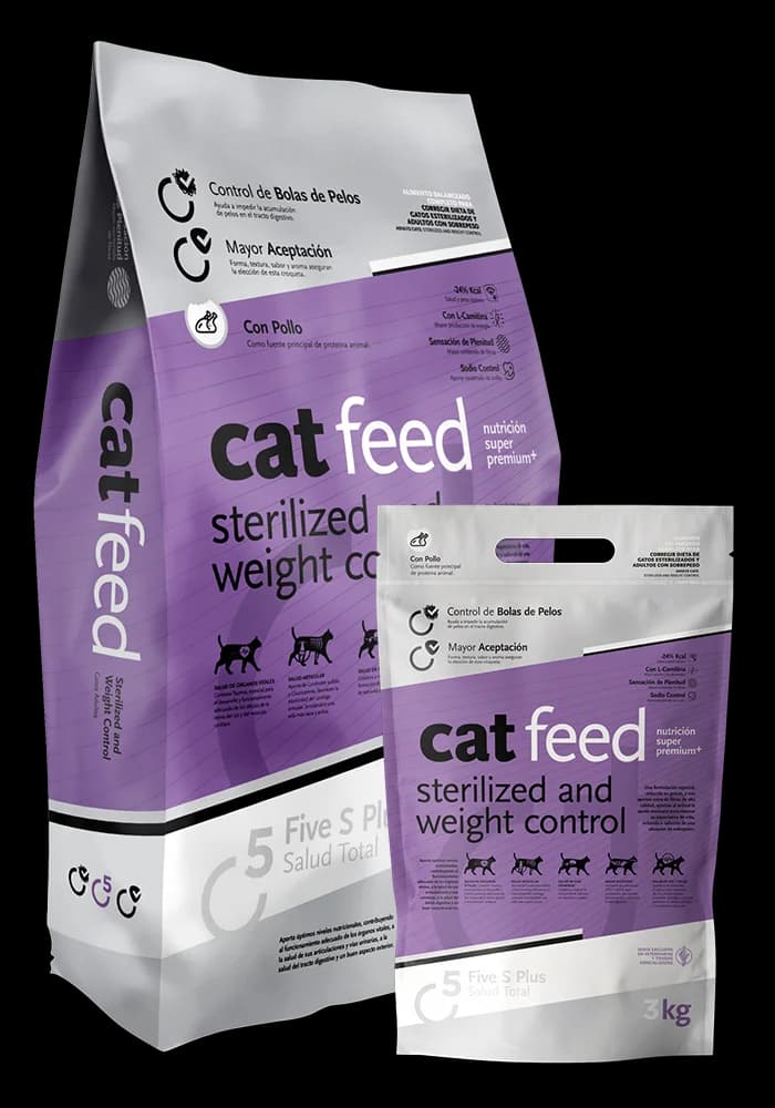 CATFEED STERILLIZED AND WEIGHT CONTROL SUELTO