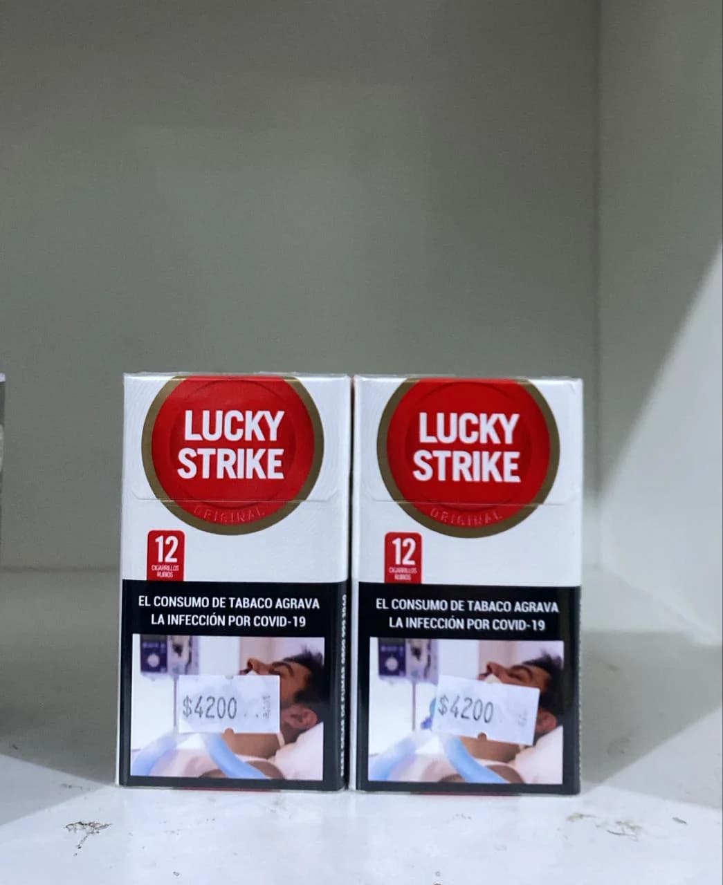 CIGARRILLO LUCKY STRIKE BLANCO BOX x12