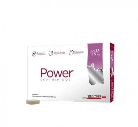 COMPRIMIDO POWER PULGAS 0-5KG  gatos hasta 3