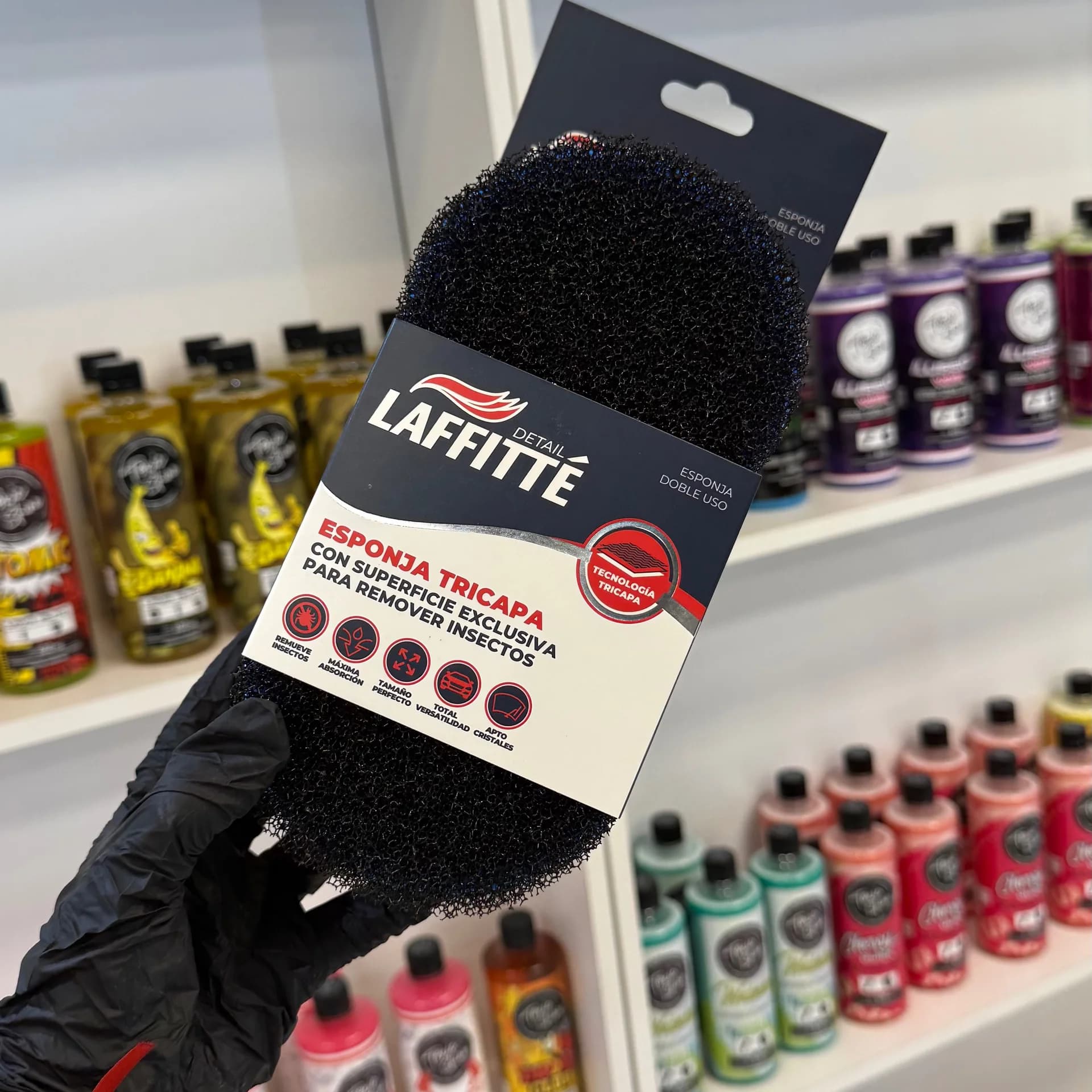 ESPONJA TRICAPA DOBLE USO - REMOVEDOR DE INSECTOS LAFFITTE