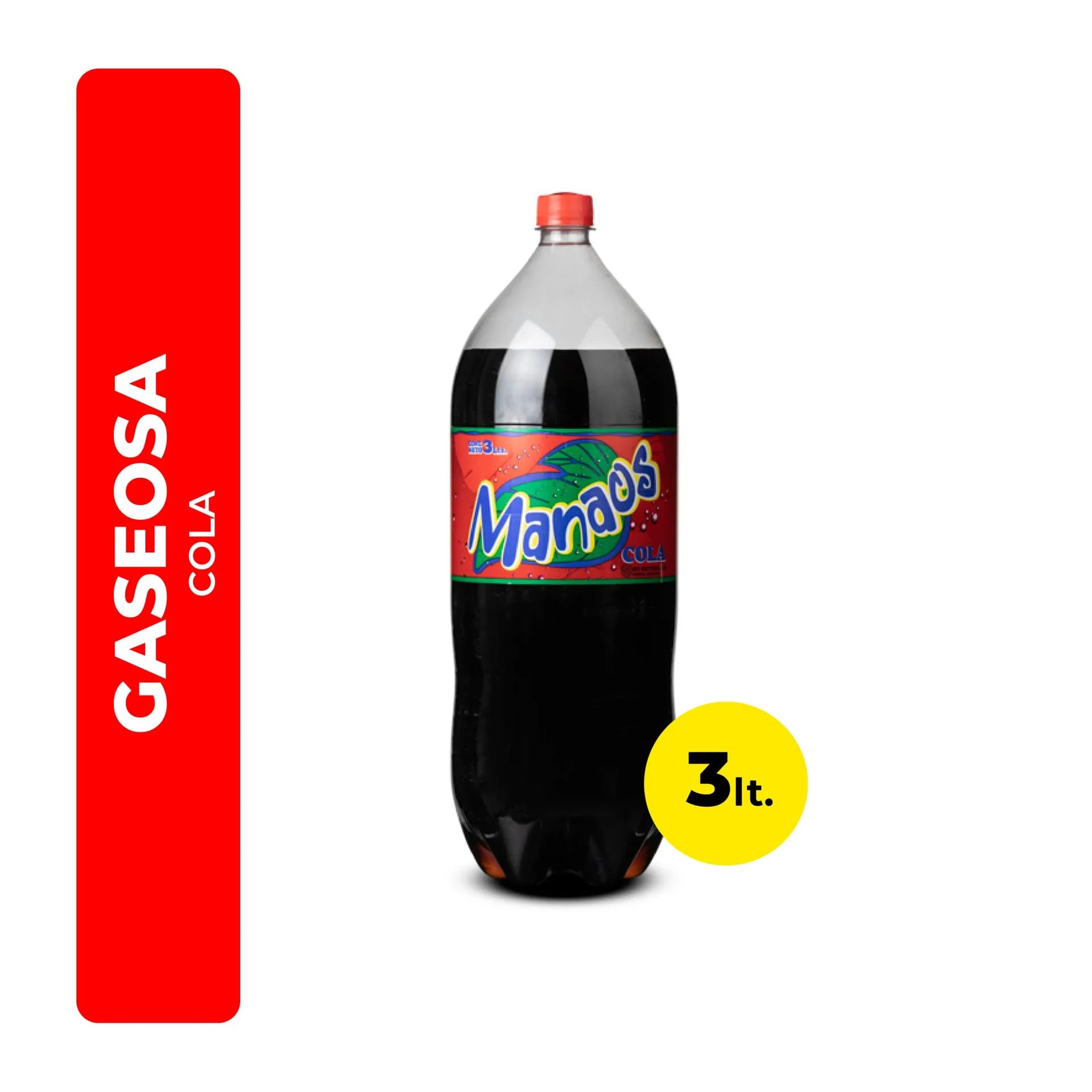 Gaseosa Manaos Cola 3L