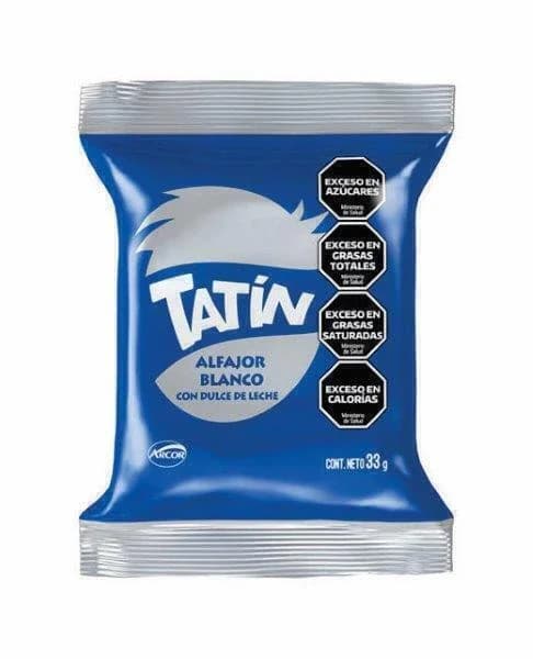 Alfajor tatin simple blanco