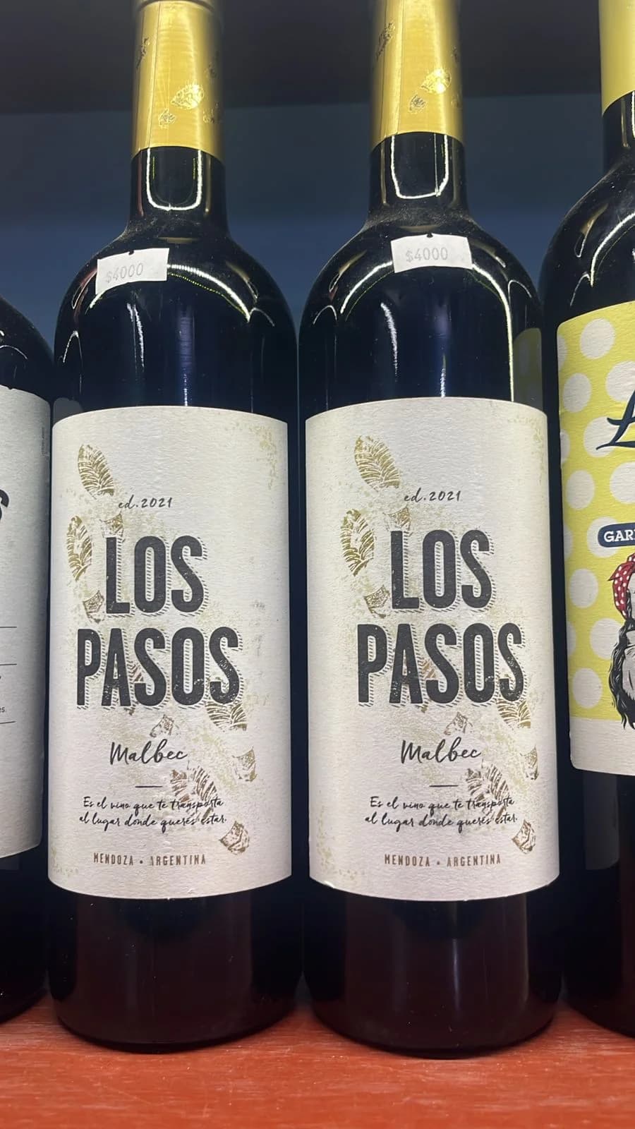 VINO LOS PASOS MALBEC 750ml