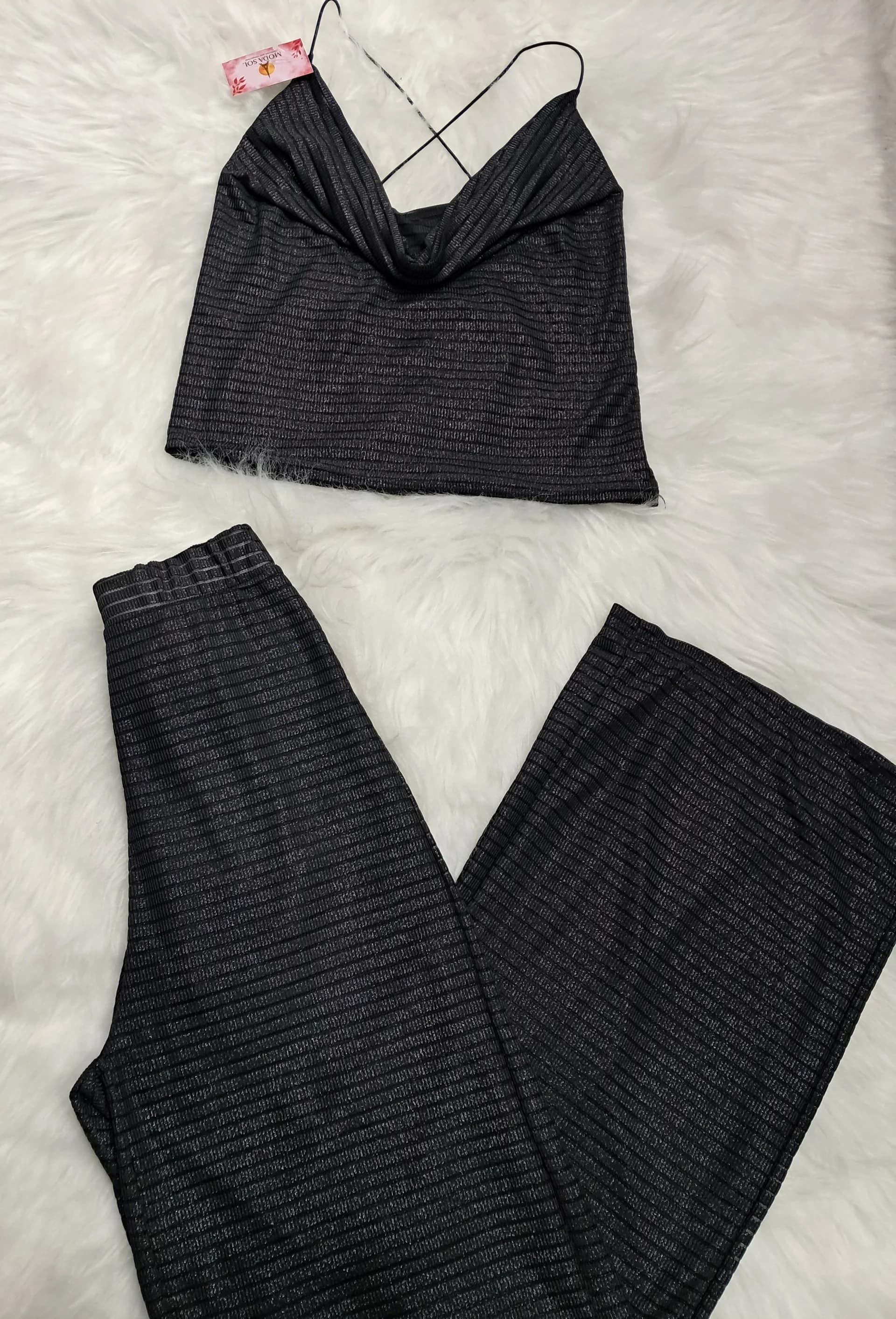 CONJ. MUSCULOSA C/TIFAS Y PANT. RECTO