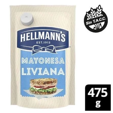 Mayonesa Hellmanns liviana 475g
