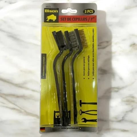 CEPILLO MATRICERO CHICO X3 NAILON, ACERO Y LATON