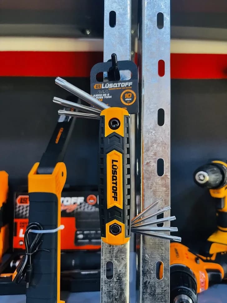 Juego de 8 llaves torx tipo navaja Lusqtoff