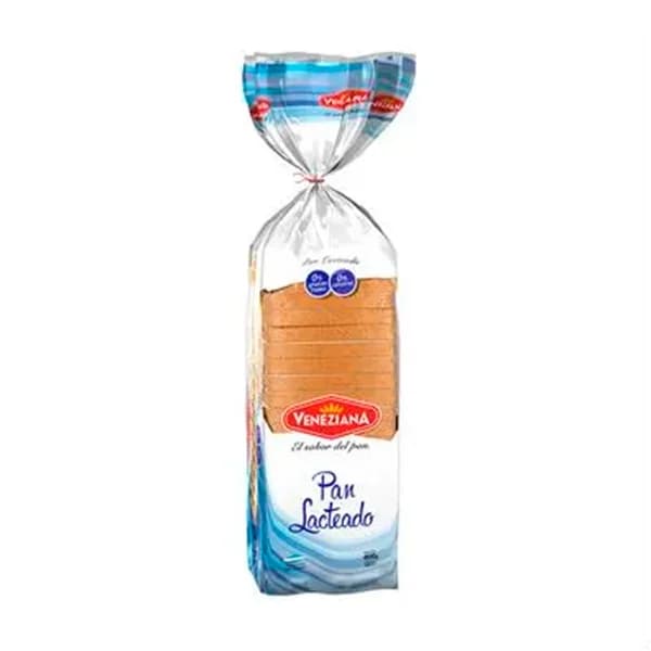 Pan Lacteado Veneziana Familiar 600g