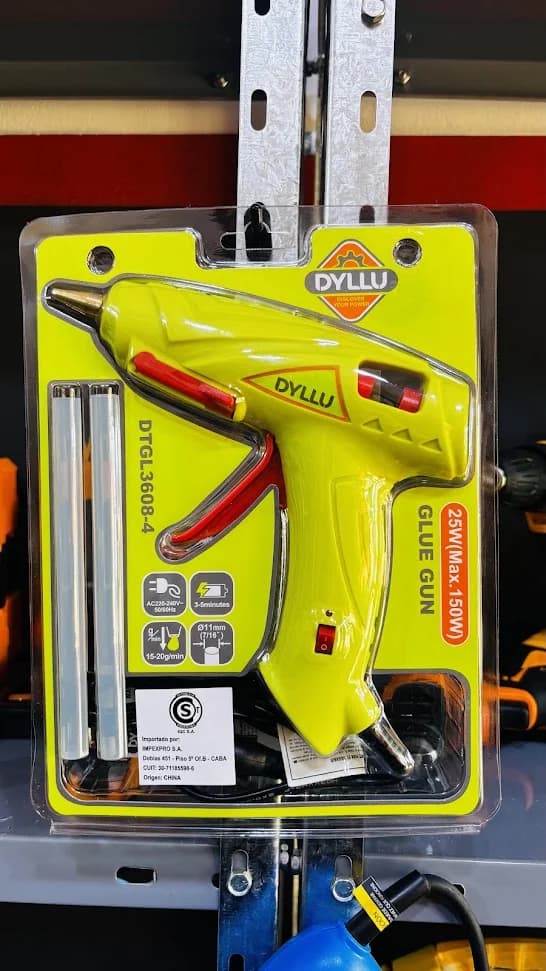 Pistola para barra de silicona 150w Dyllu