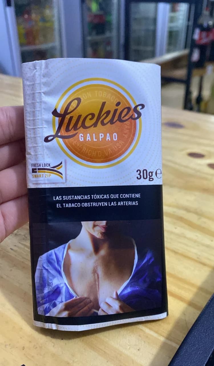 TABACO LUCKIES CRAFTED 30grs (galpao)