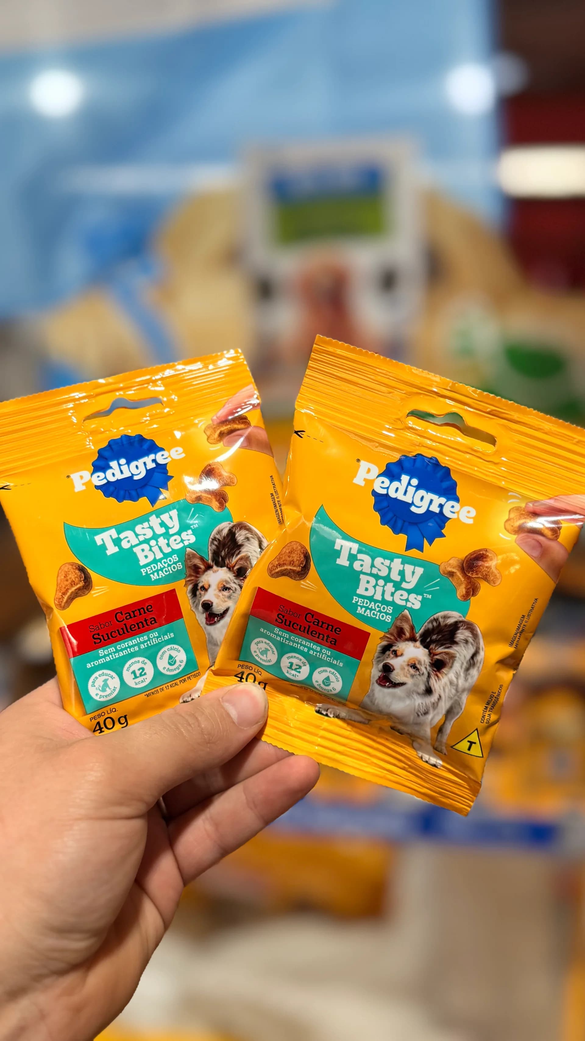 2 pedigree tasty bites x40gr c/u