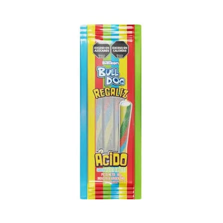 REGALIZ ACIDO TUTTI FRUTTI  BULL DOG