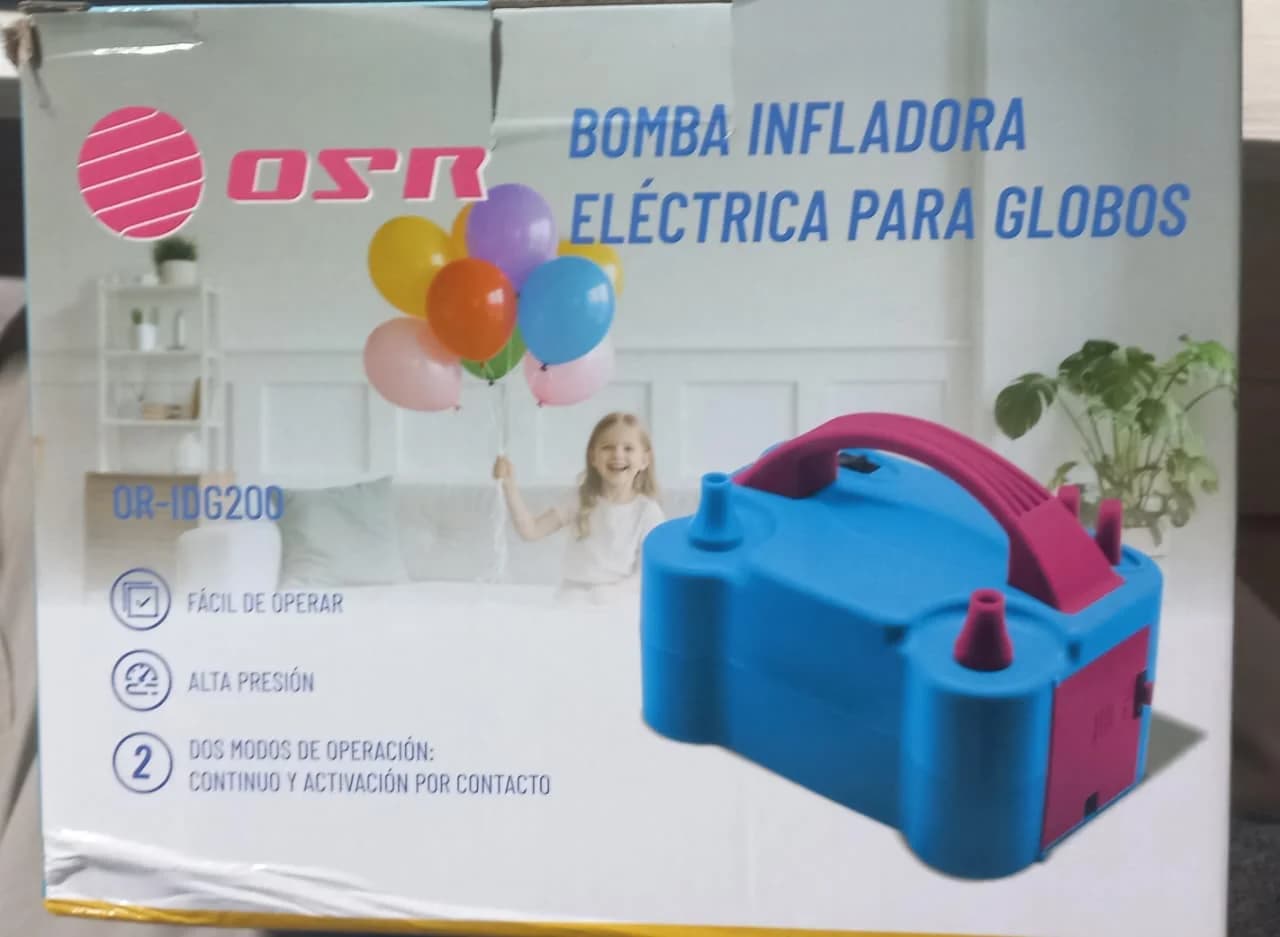 INFLADOR DE GLOBOS ELECTRICO