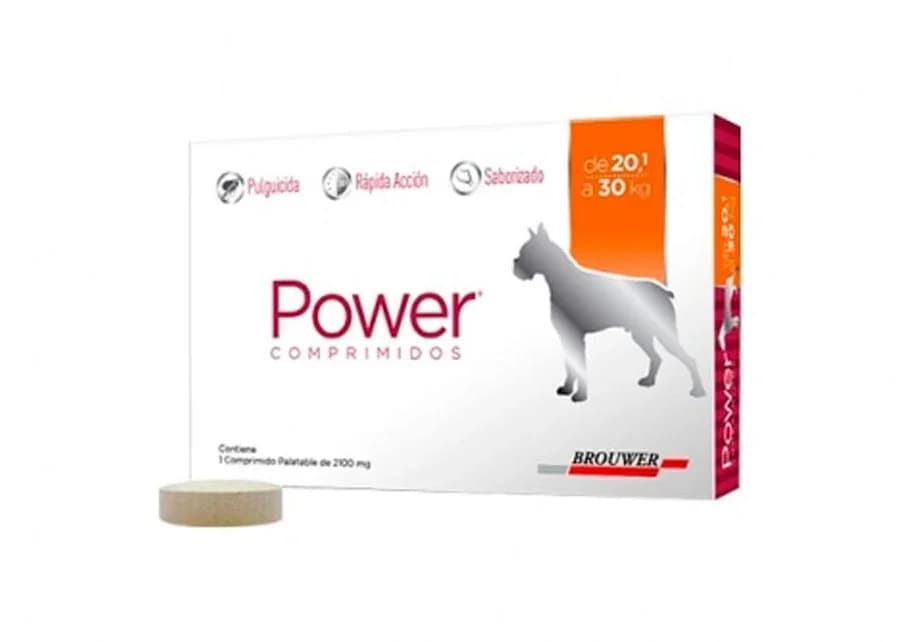 COMPRIMIDO POWER PULGAS PERROS 20-30KG