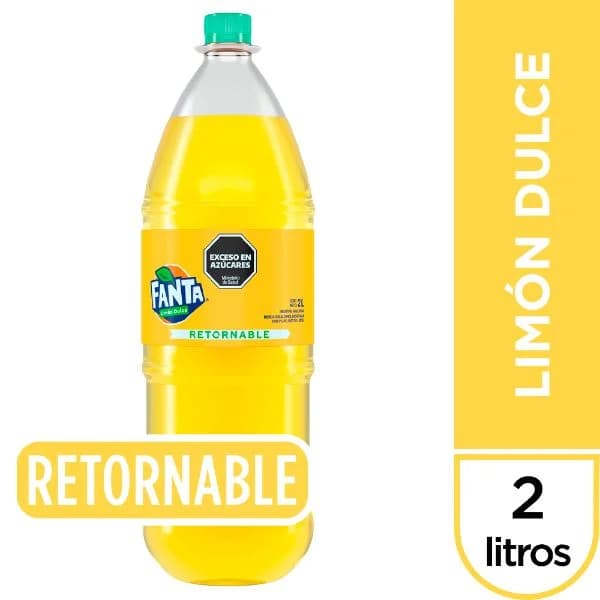 Fanta Retornable Limon 2L