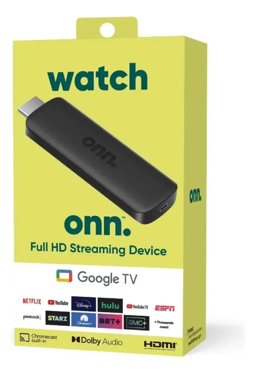 TV BOX ONN GOOGLE TV 4K