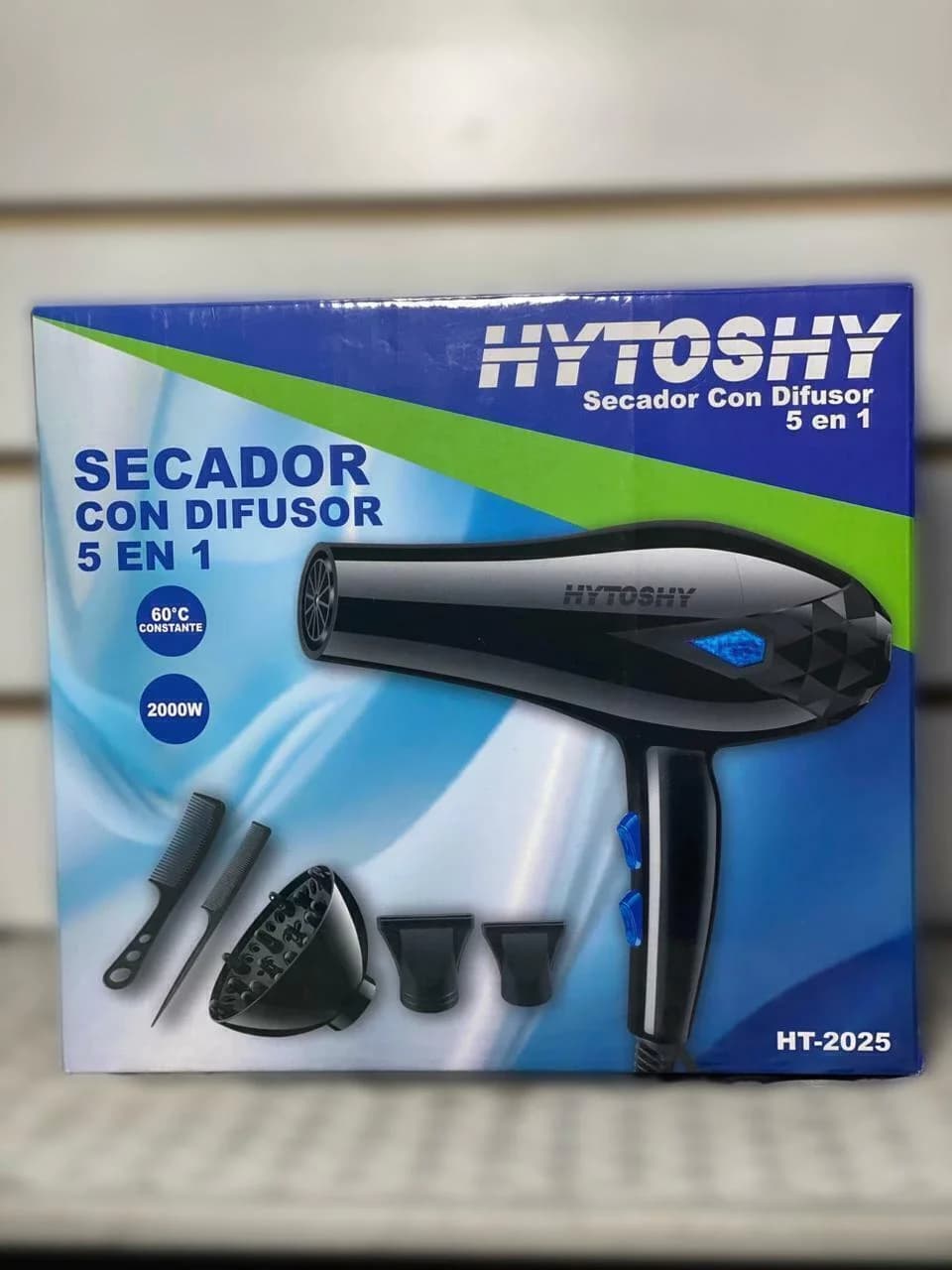 SECADOR DE PELO HYTOSHY C/ DIFUSOR 5 EN 1