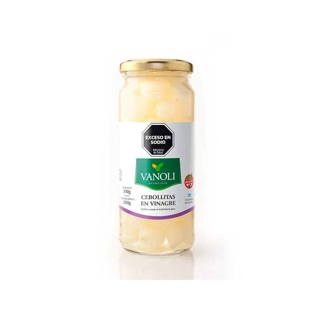 Cebollitas en vinagre Vanoli 330g