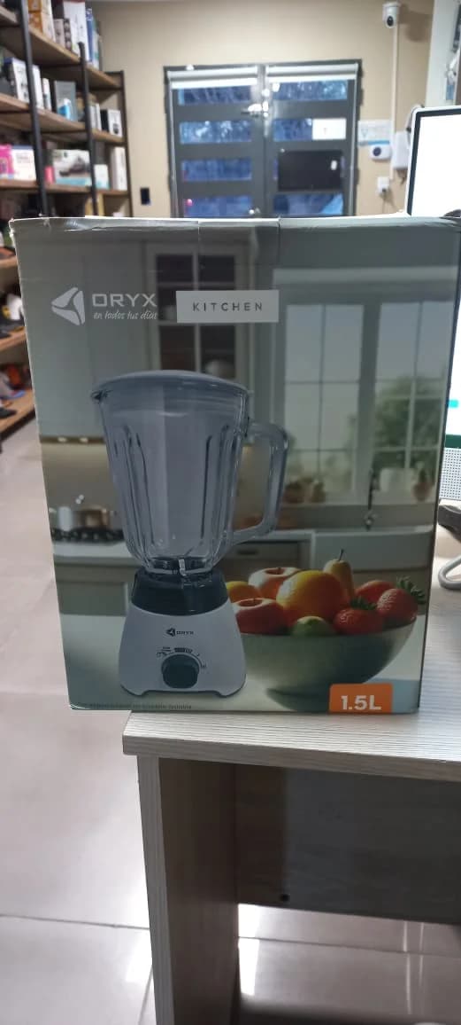 LICUADORA DE VIDRIO 1.5L ORYX