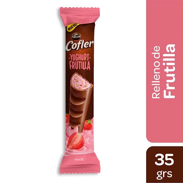 Cofler Barra Yoghurt Frutilla 35gr