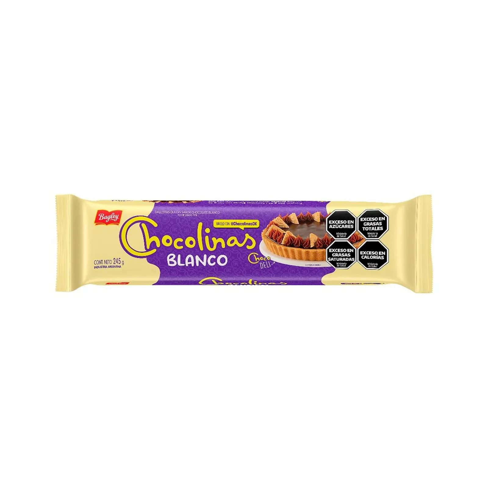 Galletitas Chocolinas chocolate blando 245Gr