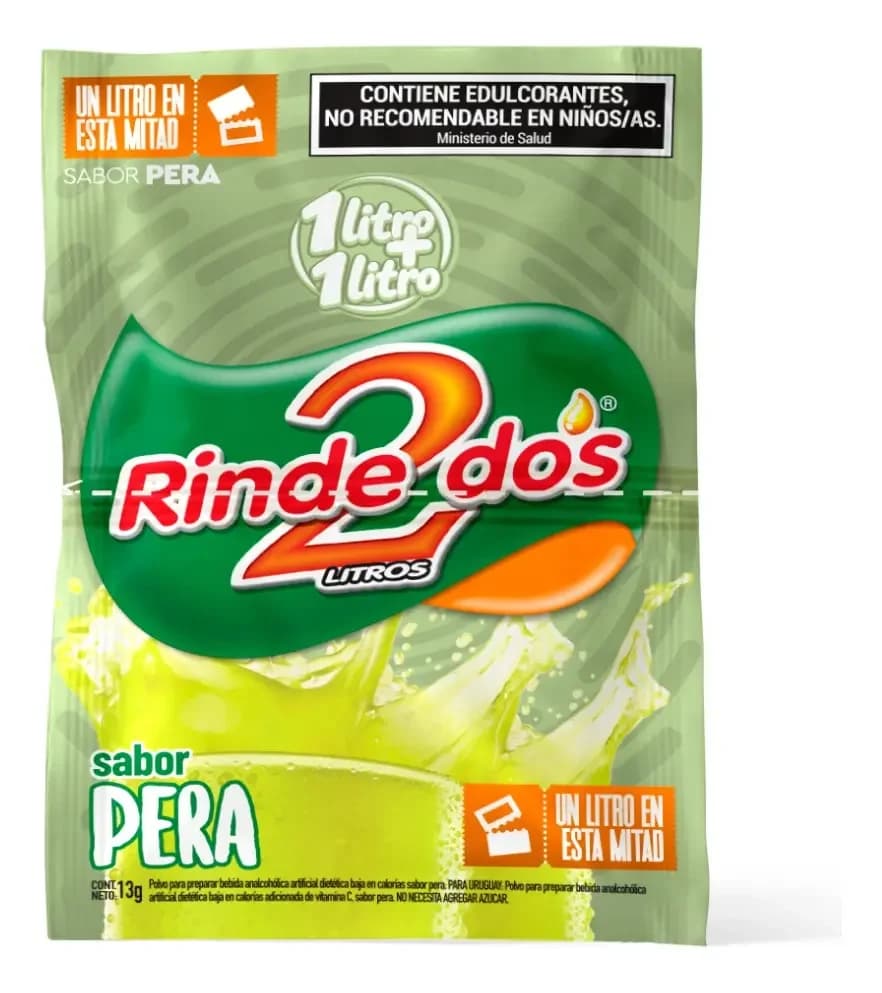Jugo Rinde 2 Pera en Sobre 13 grs