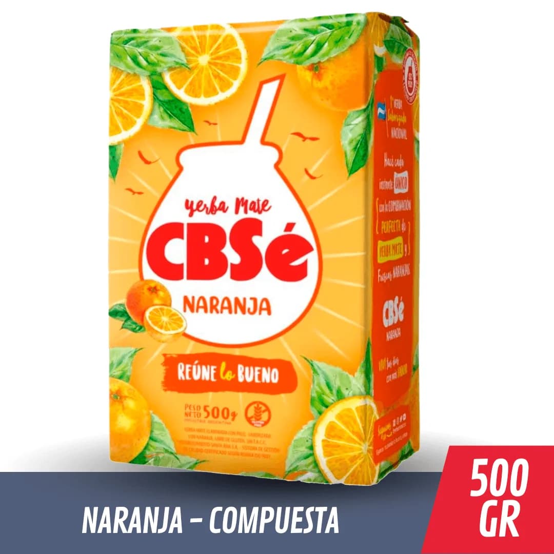 Yerba Cbse con Naranja 500Gr