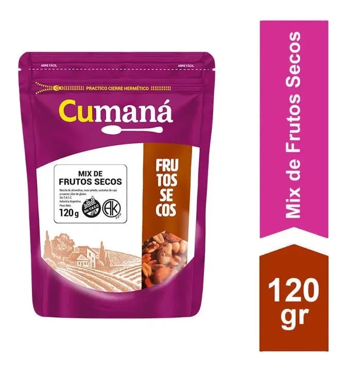 Cumana Mix Frutos Secos 120 Gr
