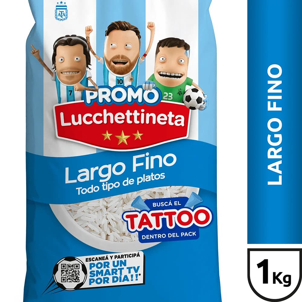 Arroz Largo Fino 00000 Lucchetti 1 kg