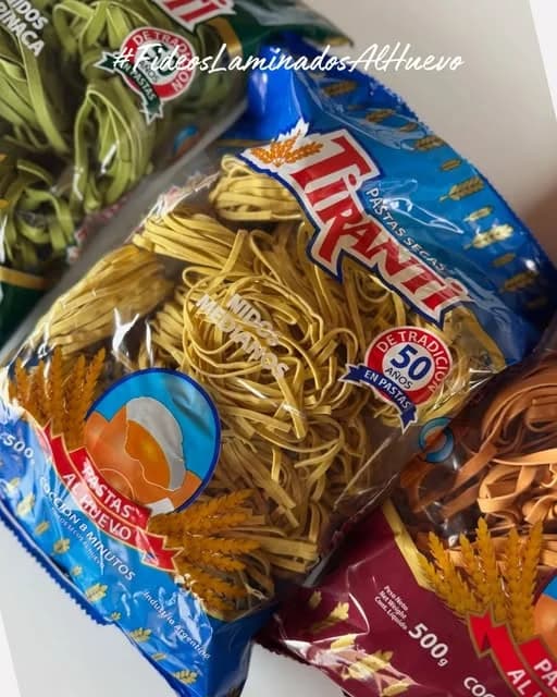Fideos Tiranti Nido Medianos 500g