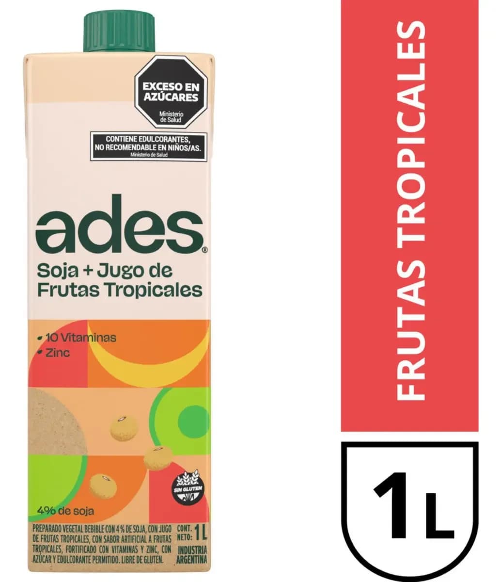 Jugo Ades Frutas Tropicales 1Lt