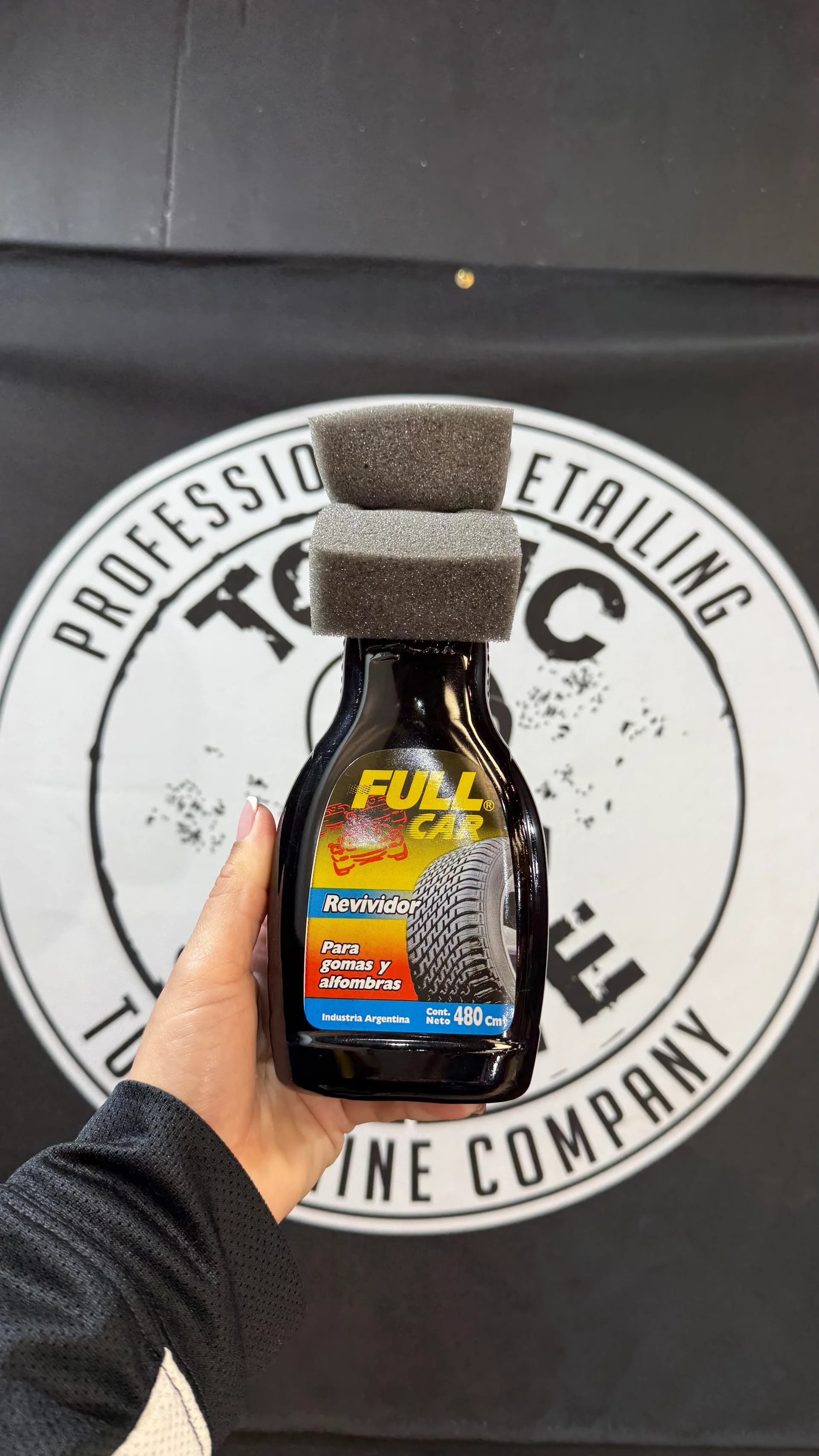 REVIVIDOR DE GOMAS Y ALFOMBRAS ECOGEL 480ML FULLCAR