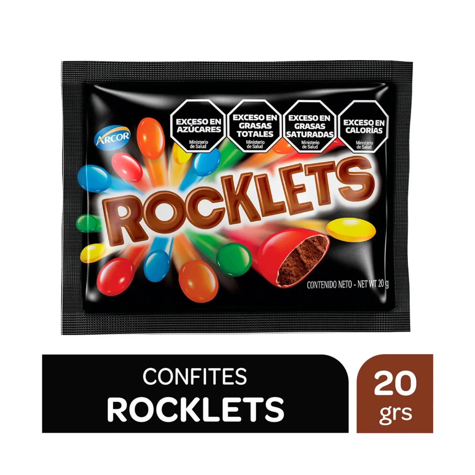 Rocklets Chico Chocolate 20 Grs