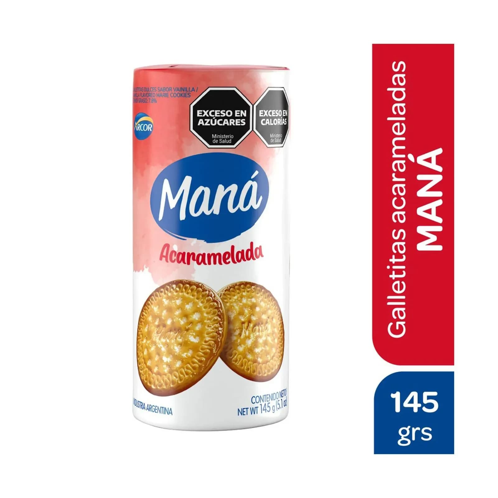 Galletitas Acarameladas Maná 145 Grs