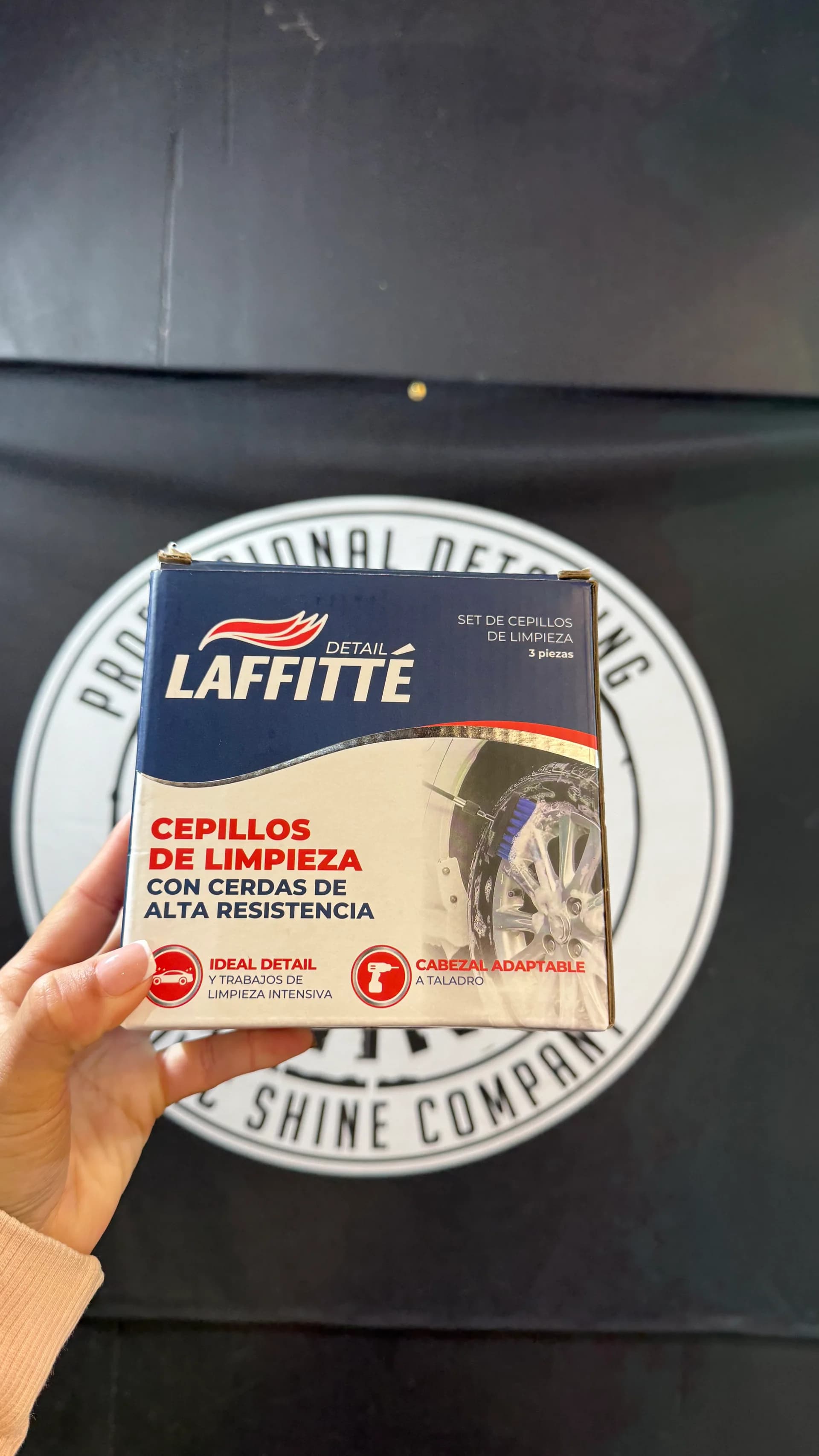 KIT X3 CEPILLOS AZUL LAFFITTE TALADRO