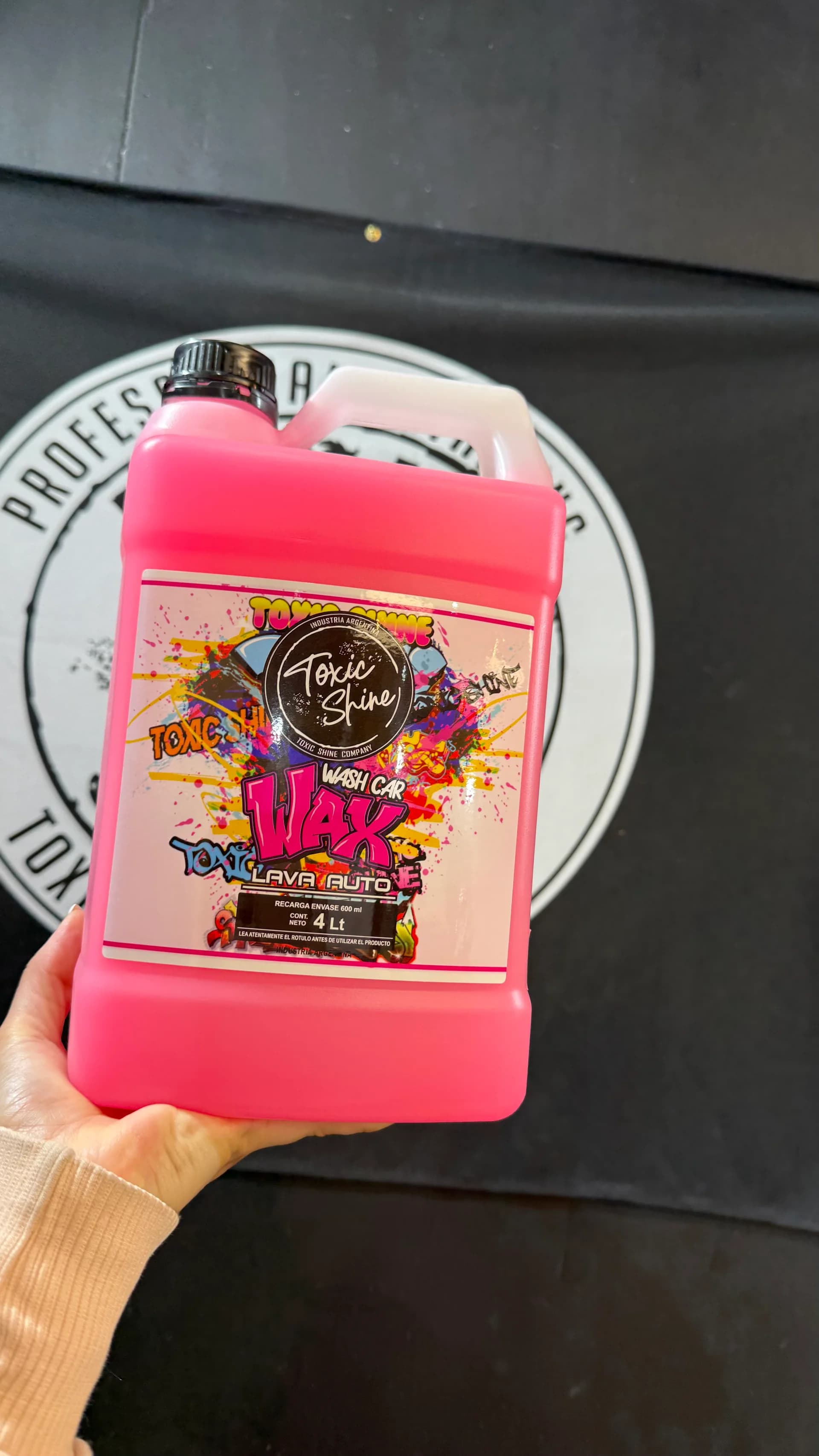SHAMPOO WAX CARNAUBA 4L GALON TOXIC SHINE