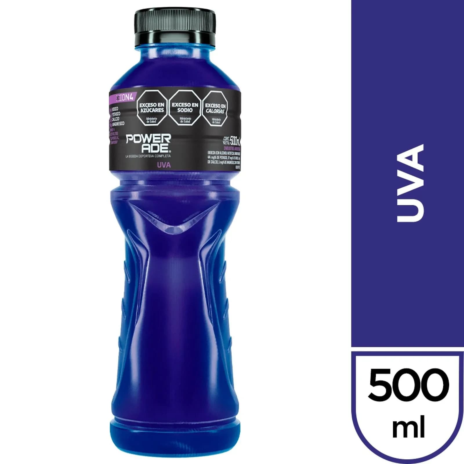 Bebida Isotonica Powerade Uva 500 ml