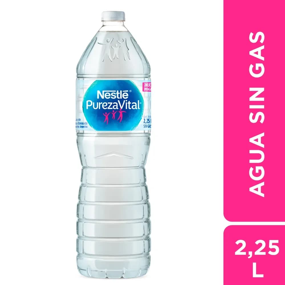 Agua Mineral Sin Gas Nestlé 2,25 lts