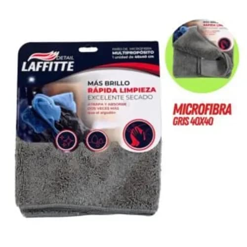 MICROFIBRA MULTIUSO 40X40 MULTIUSO GRIS