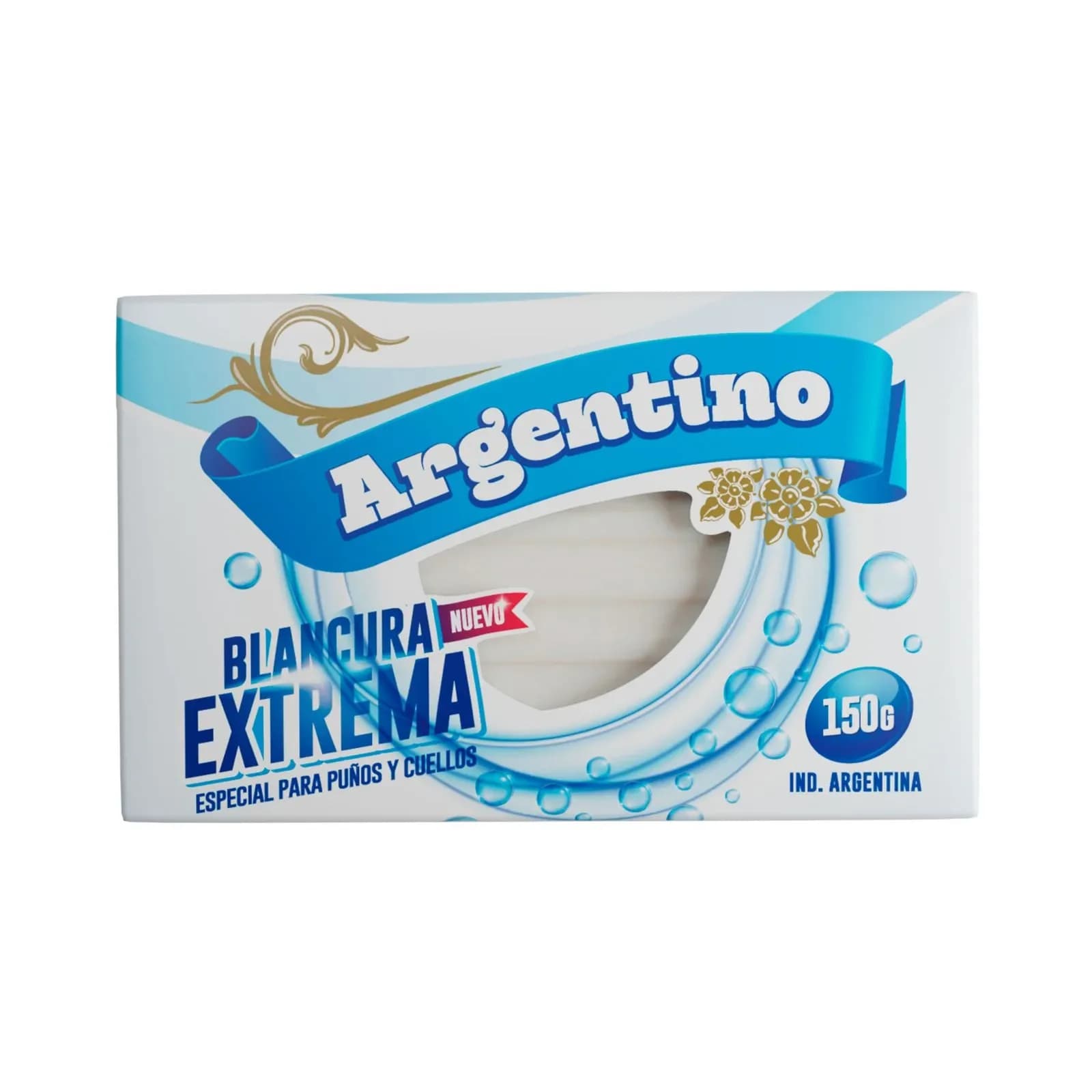 Jabón en Pan Argentino Máxima Blancura 150grs