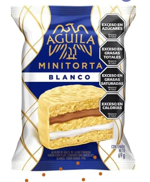 Alfajor Aguila Minitorta Blanco 69 Gr